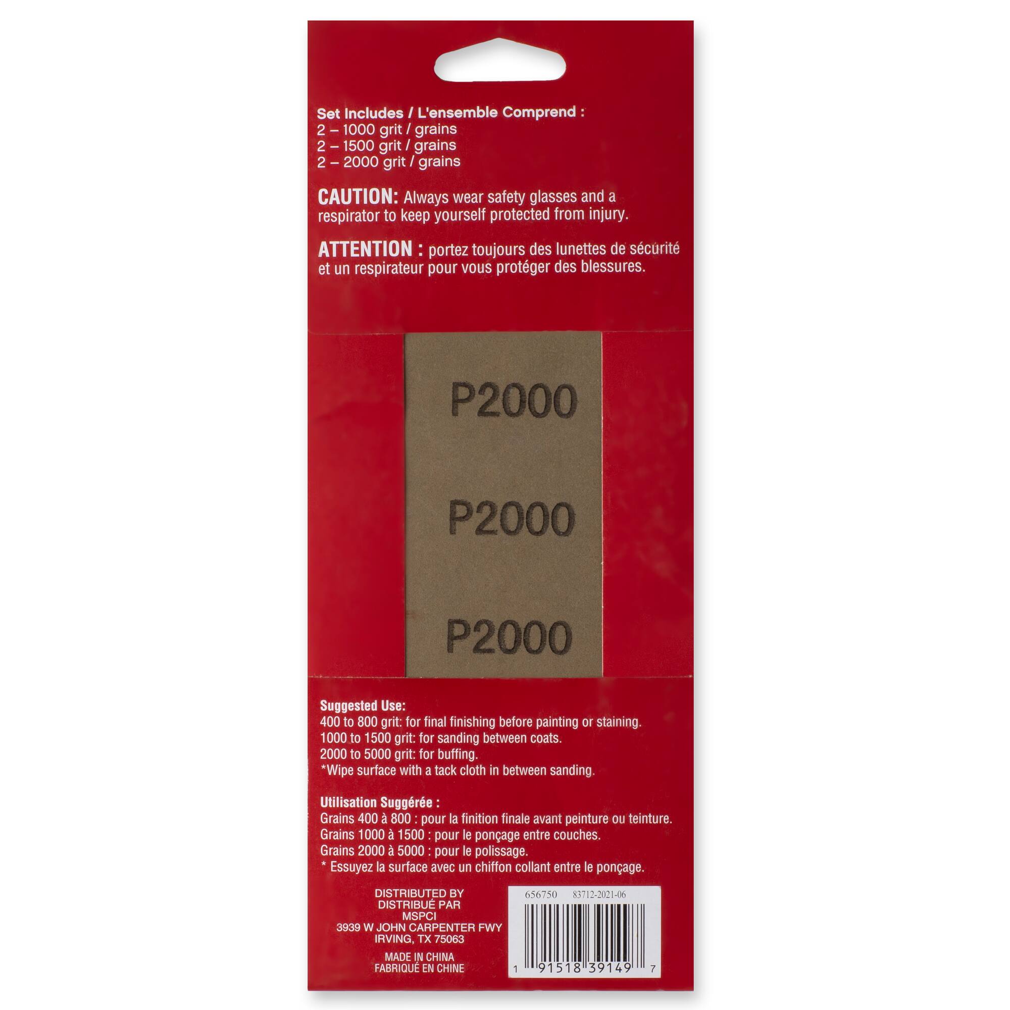 12 Packs: 6 ct. (72 total) Fine Grit Sandpaper Sheets by Craft Smart®, 3.5" x 9"
